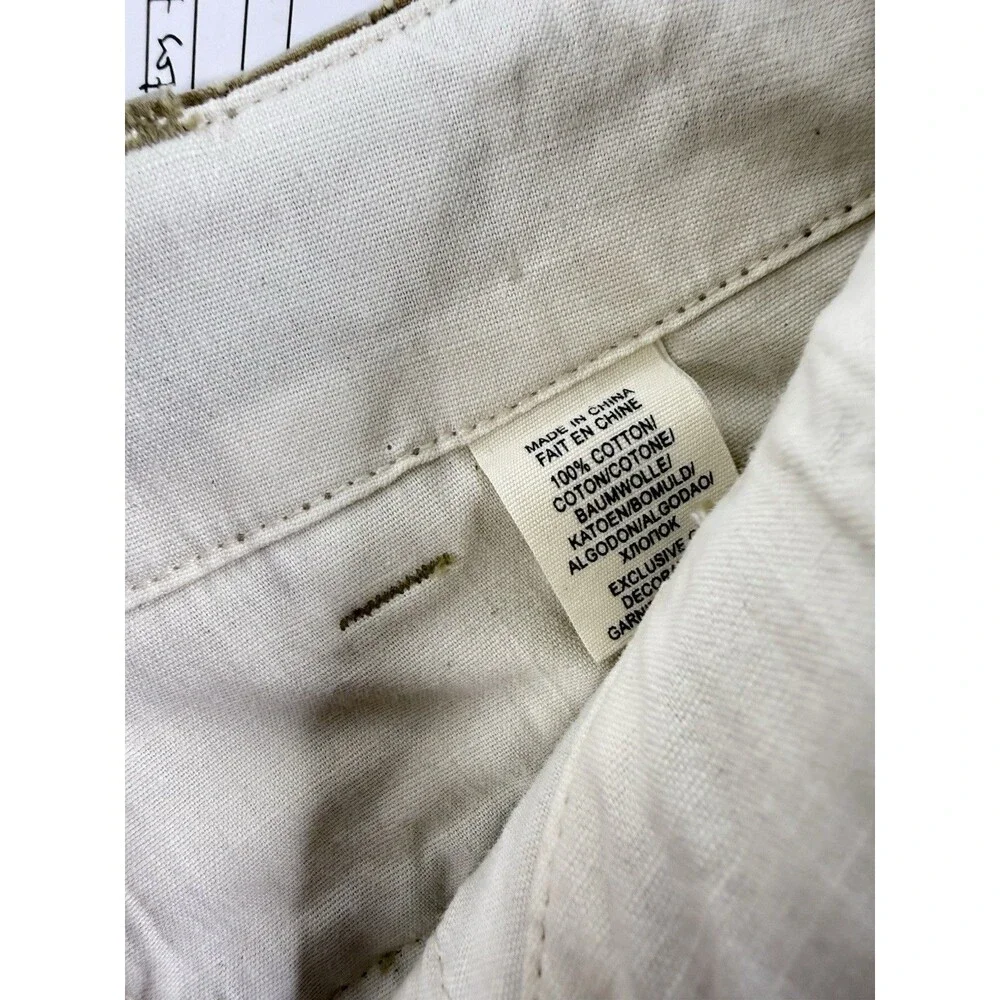 Vintage NWT Polo Rugby Ralph Lauren Officer Cargo Shorts Sand Tan